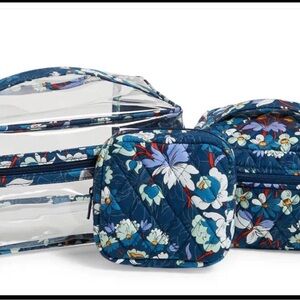 Vera Bradley 3 Pc. Cosmetic Set Floral Bursts
